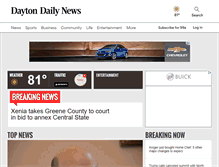 Tablet Screenshot of daytondailynews.com